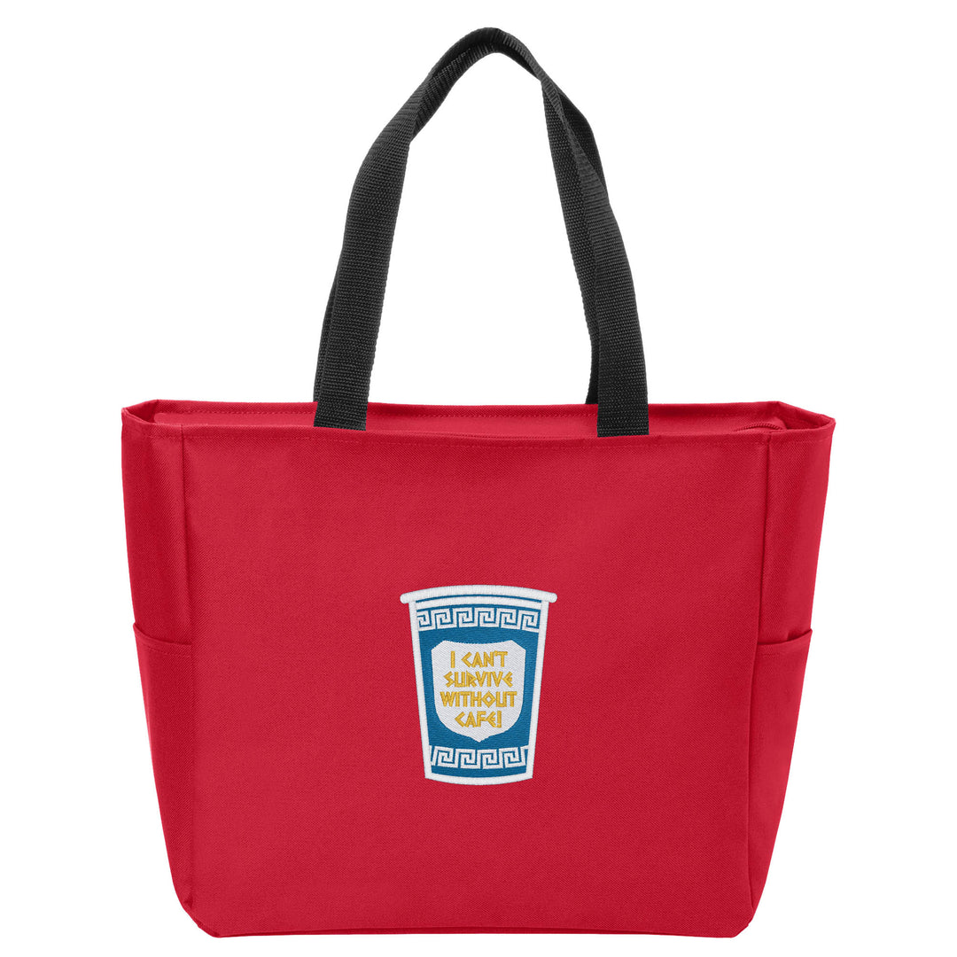 Can't Survive Without Café Tote Bag