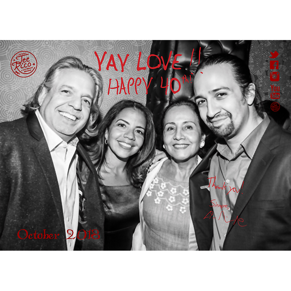 Lin-Manuel October '18 5X7 Thank You Card - Miranda Anniversary