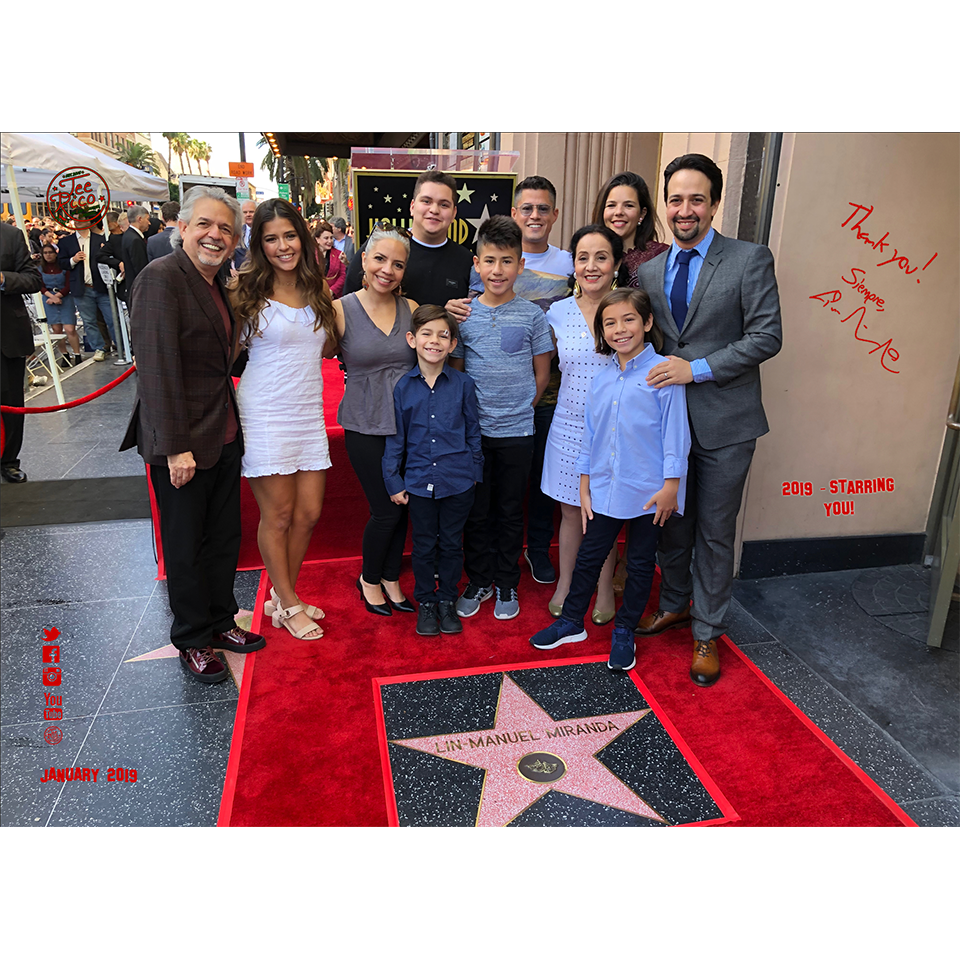 Lin-Manuel January '19 5X7 Thank You Card - Hollywood Star