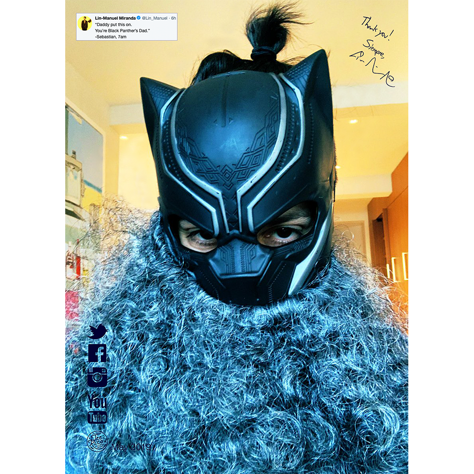 Lin-Manuel May '19 5X7 Thank You Card - Latino Panther