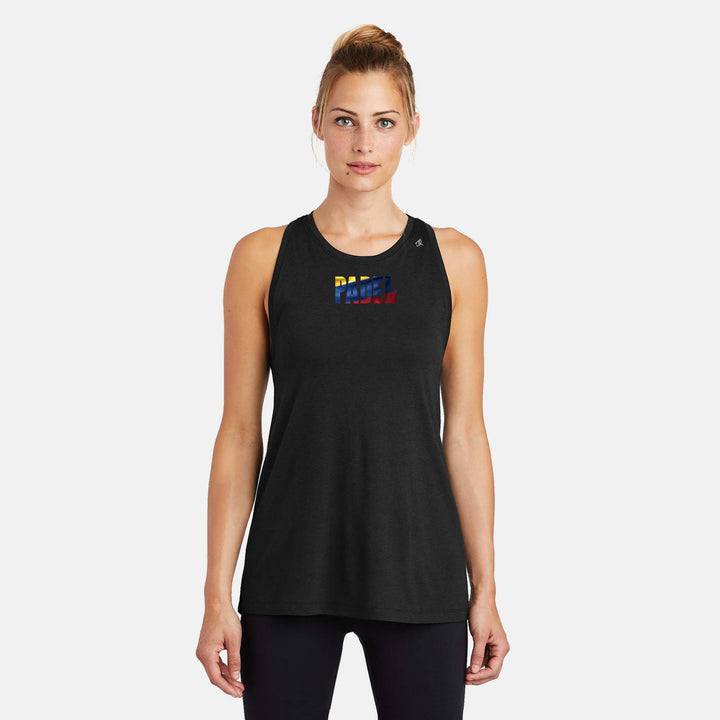 Padel Flags Ladies Moisture Wicking Racerback Tank - LATAM Region