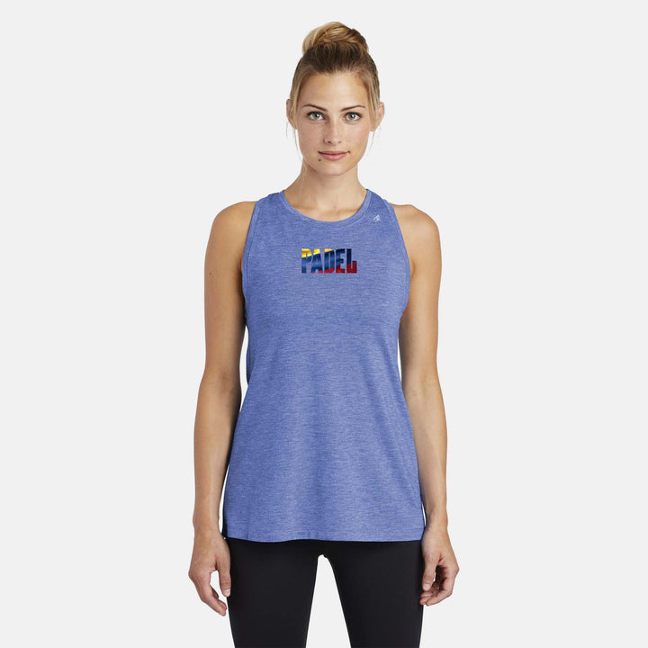 Padel Flags Ladies Moisture Wicking Racerback Tank - LATAM Region