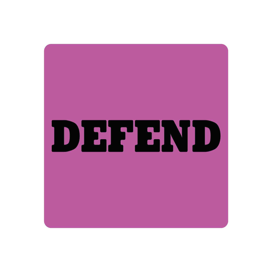 DEFEND- 3" Sticker