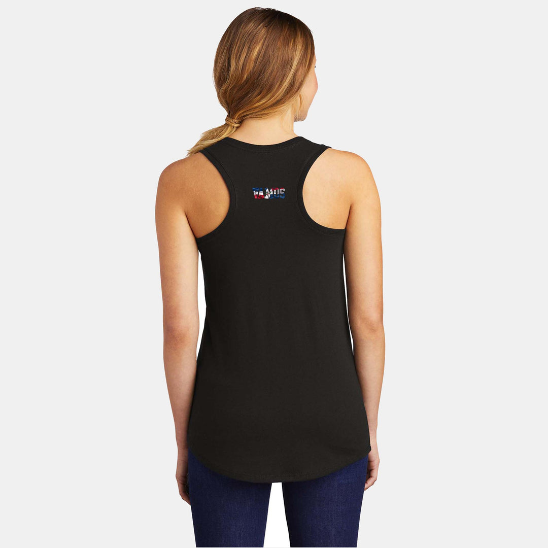 Padel Flags Ladies Tri-Blend Racerback Tank - LATAM Region