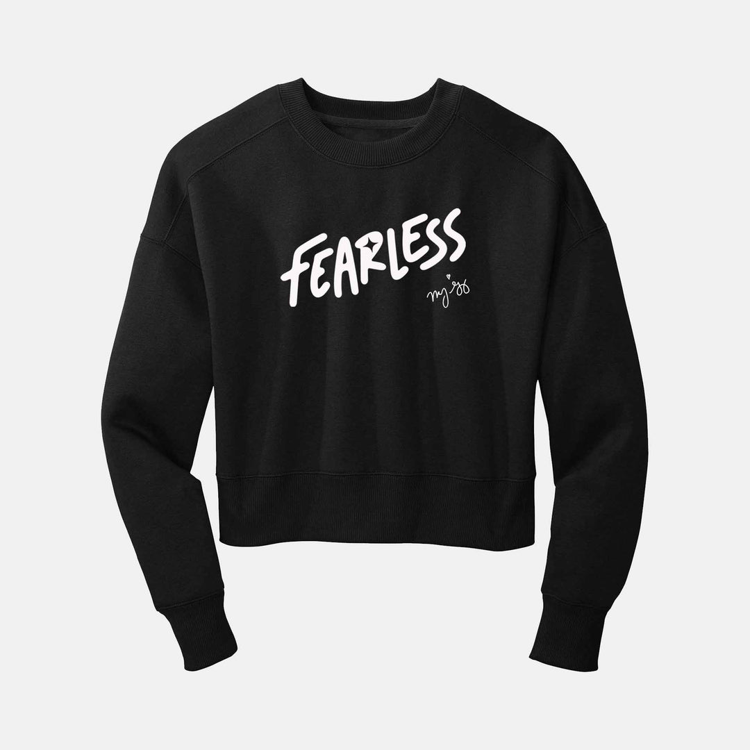 Fearless Ladies Cropped Sweatshirt
