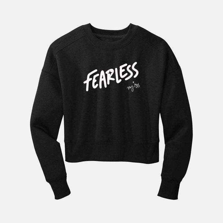 Fearless Ladies Cropped Sweatshirt