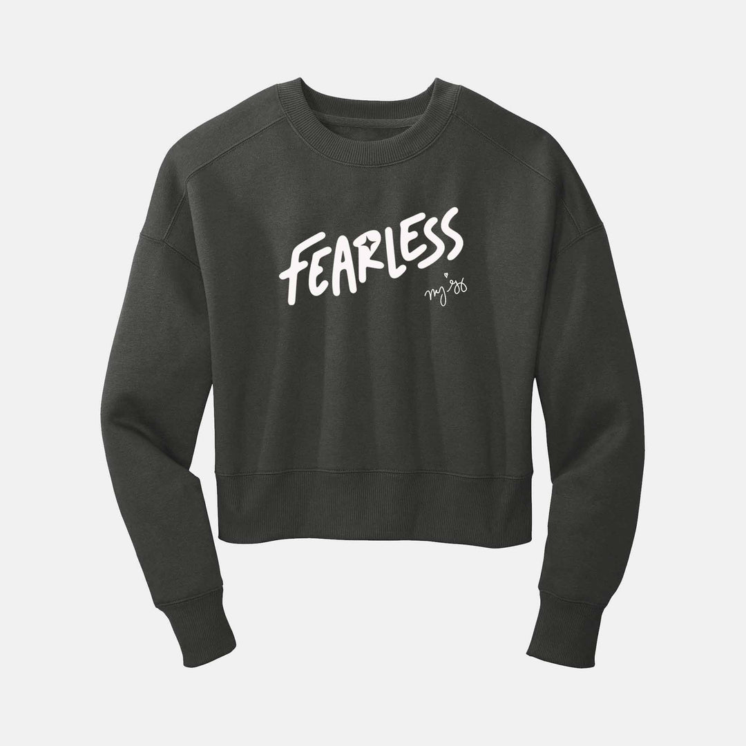 Fearless Ladies Cropped Sweatshirt