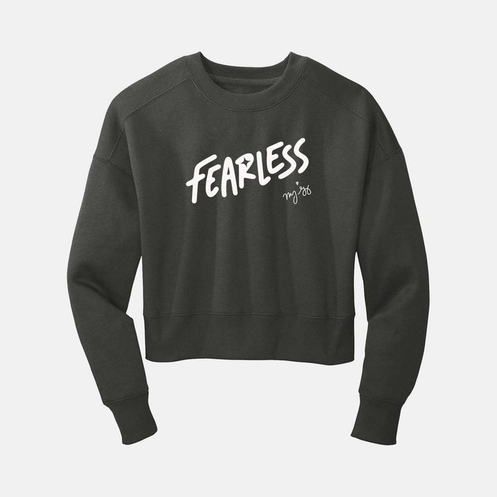 Fearless Ladies Cropped Sweatshirt