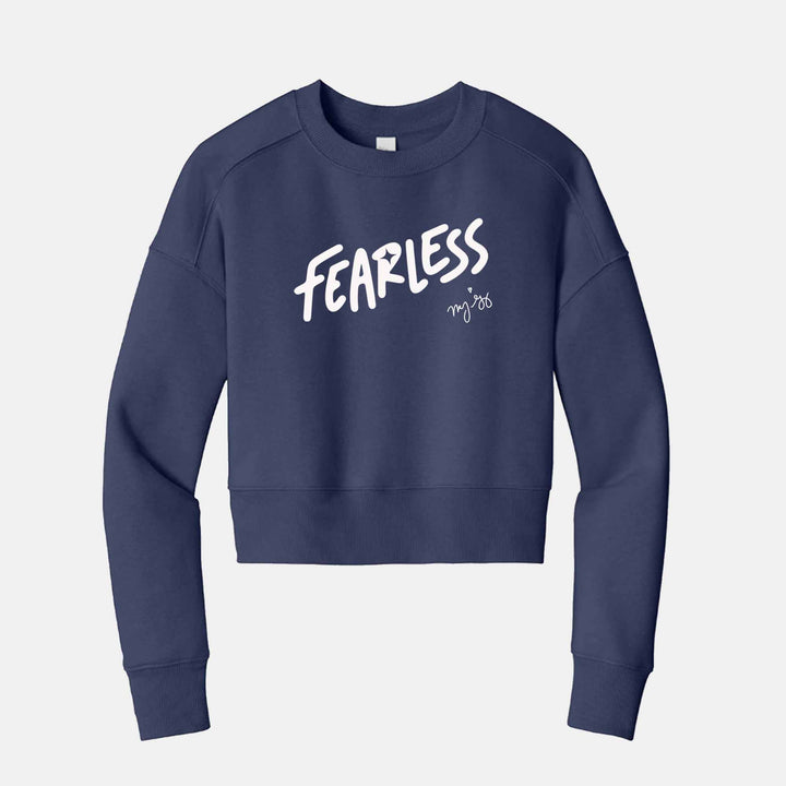 Fearless Ladies Cropped Sweatshirt