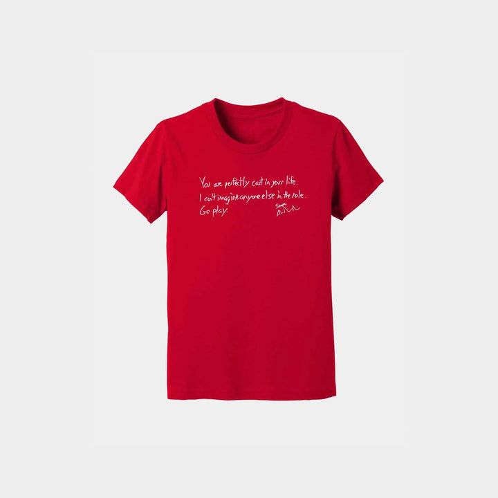 You Are Perfectly Cast Handwritten Youth Crew
