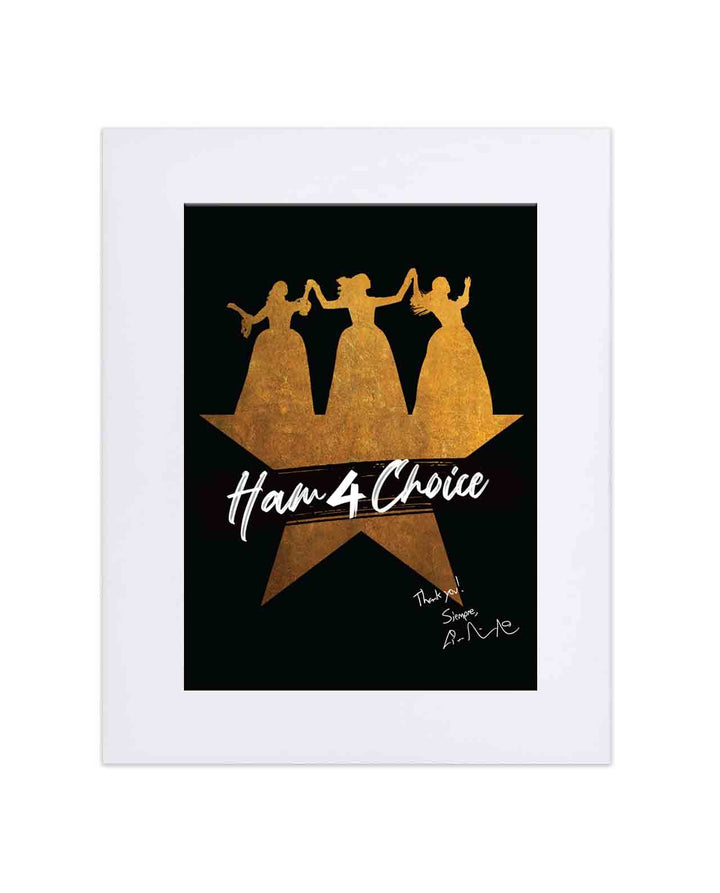 Ham4Choice 8"x 10" Art Print