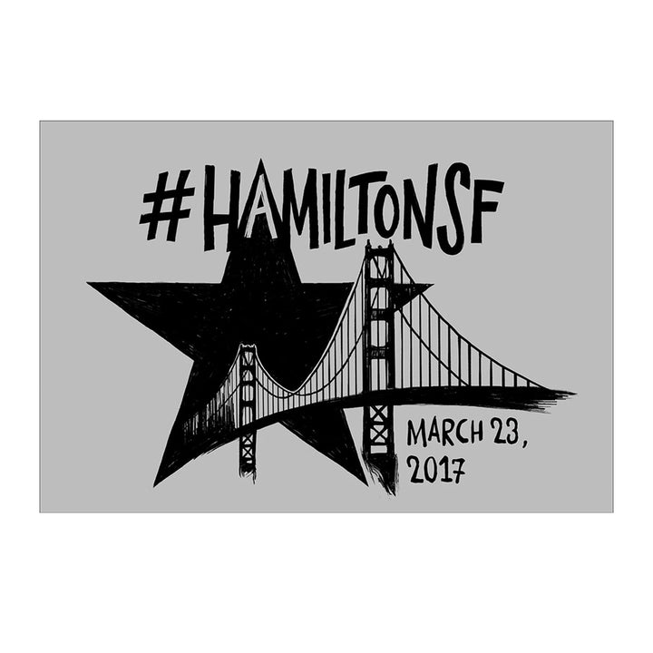 Hamilton San Francisco - 5"x7" Magnet - Final Sale Item
