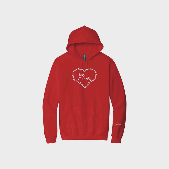 Love is Love Heart Signature Hoodies