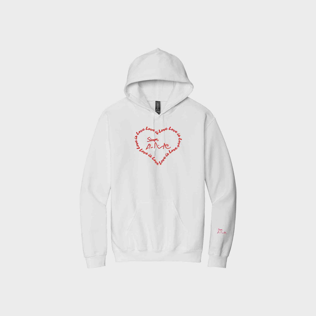 Love is Love Heart Signature Hoodies