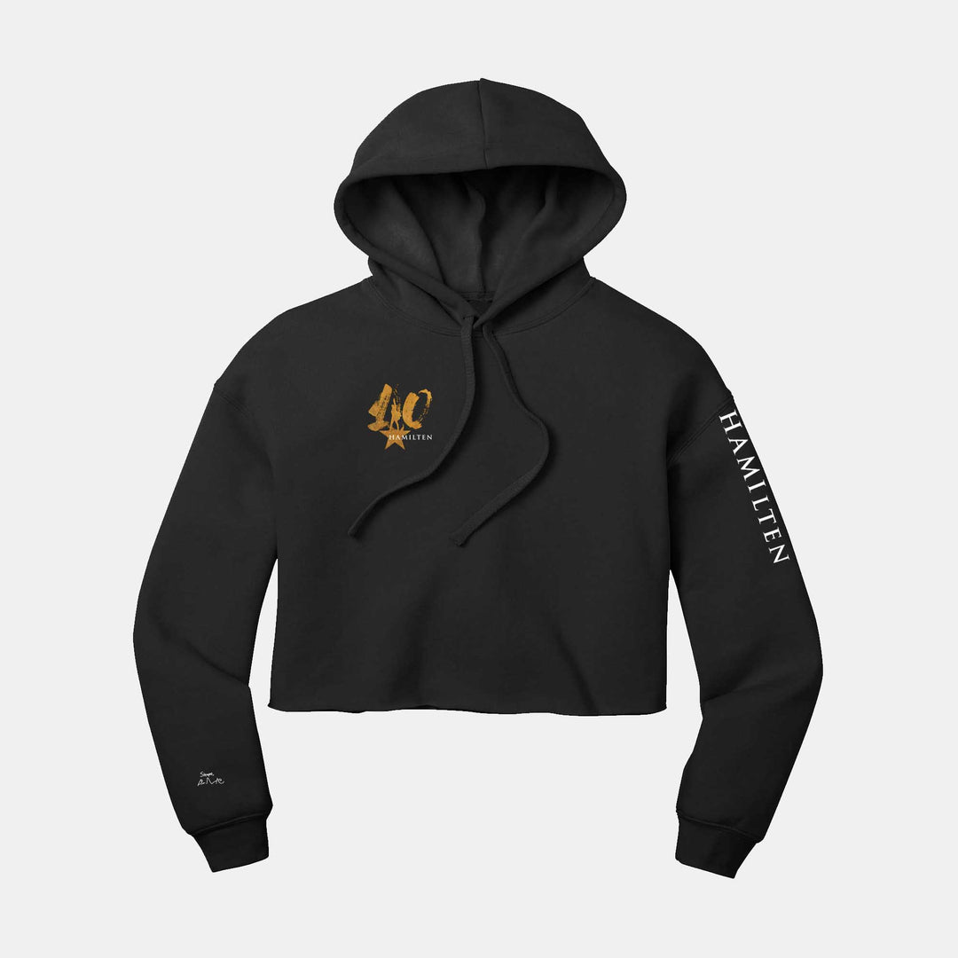 HamilTEN Ladies Cropped Pullover Hoodie