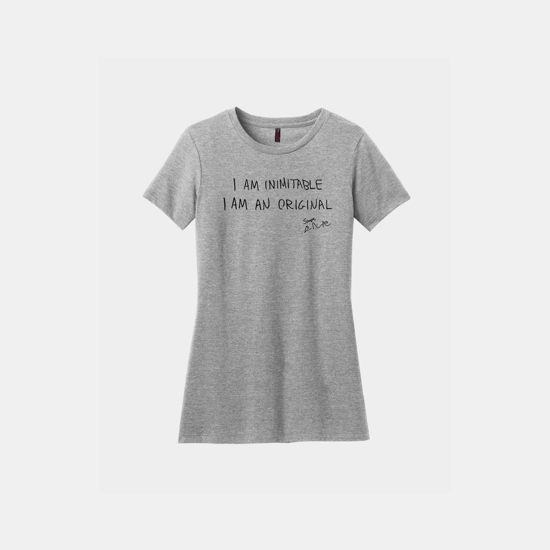 I Am Inimitable Ladies Crew
