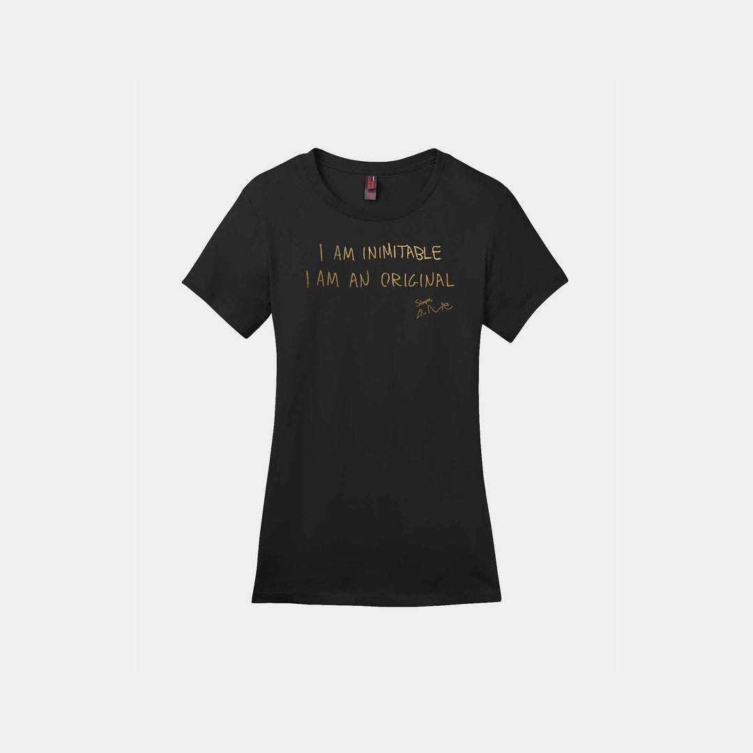 I Am Inimitable Ladies Crew