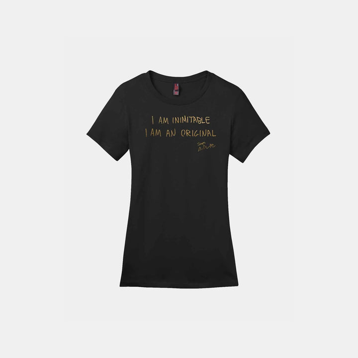 I Am Inimitable Ladies Crew