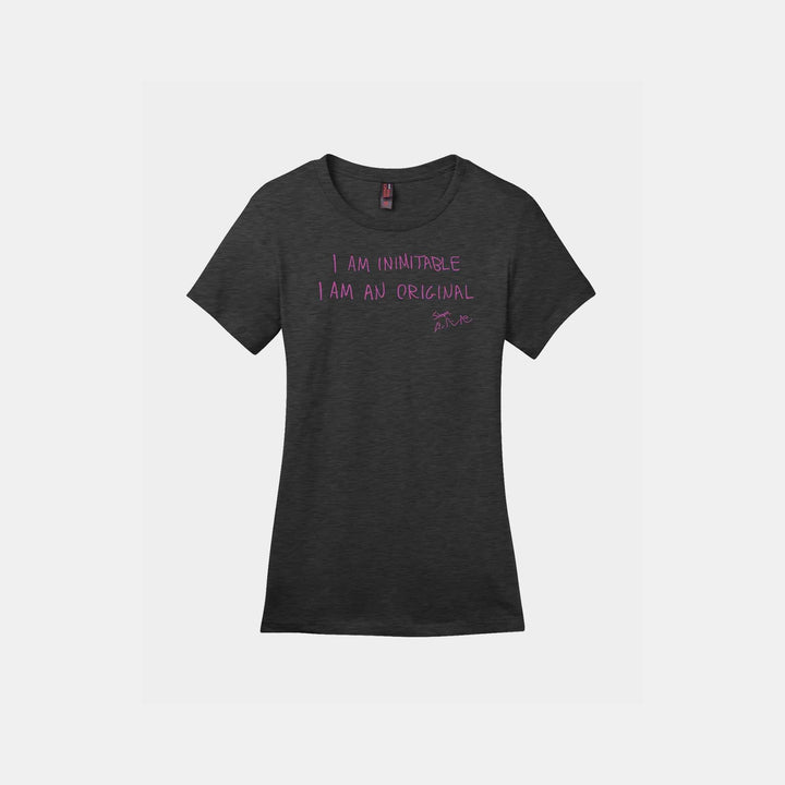 I Am Inimitable Ladies Crew
