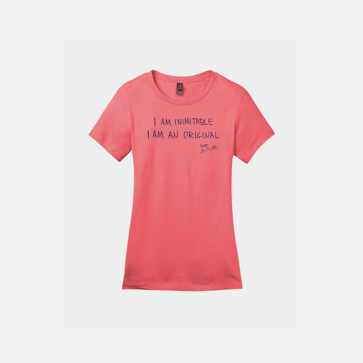 I Am Inimitable Ladies Crew