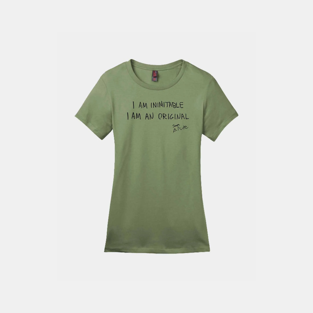 I Am Inimitable Ladies Crew