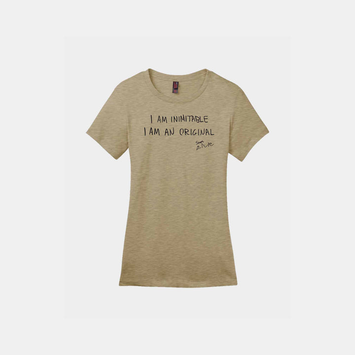 I Am Inimitable Ladies Crew