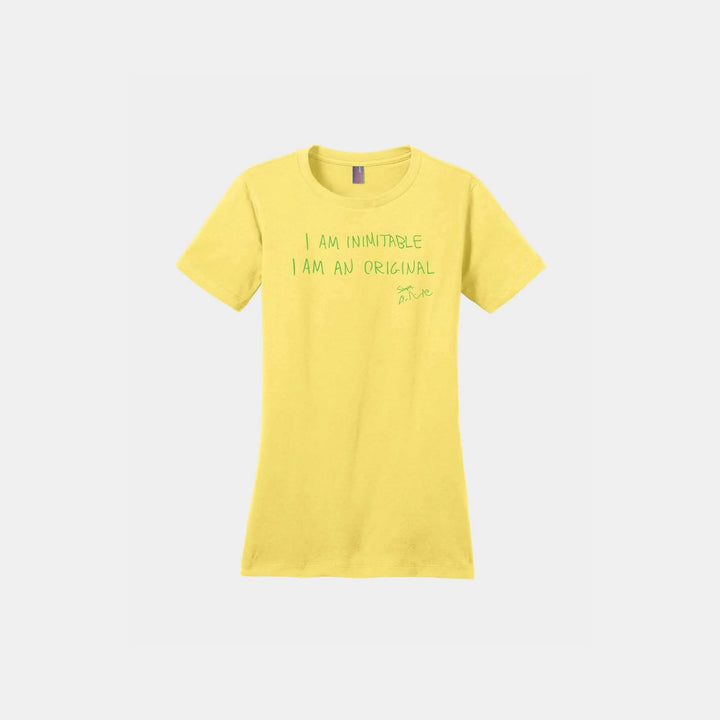 I Am Inimitable Ladies Crew