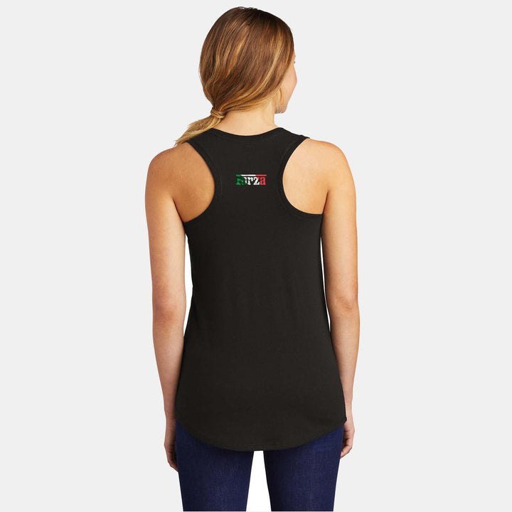 Padel Flags Ladies Tri-Blend Racerback Tank - EMEA Region & USA