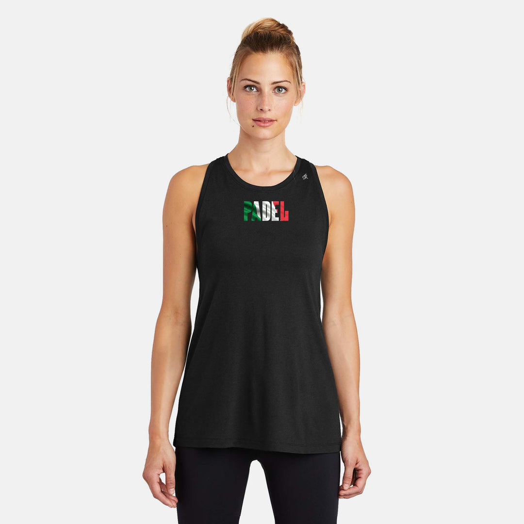Padel Flags Ladies Moisture Wicking Racerback Tank - EMEA Region & USA