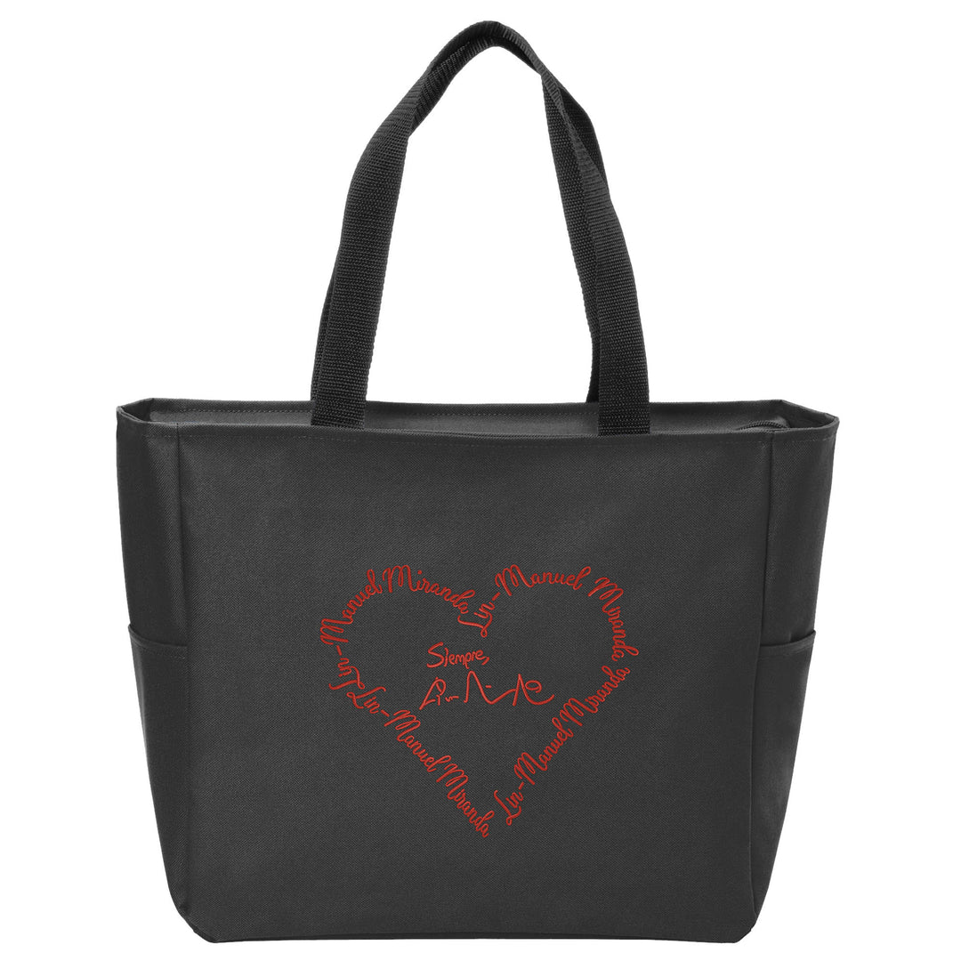 Lin-Manuel Heart Tote Bag