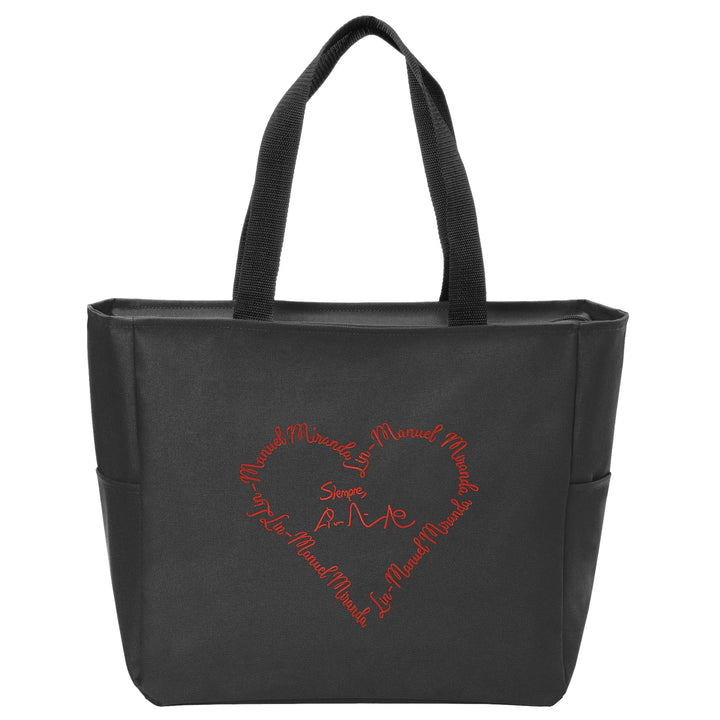 Lin-Manuel Heart Tote Bag