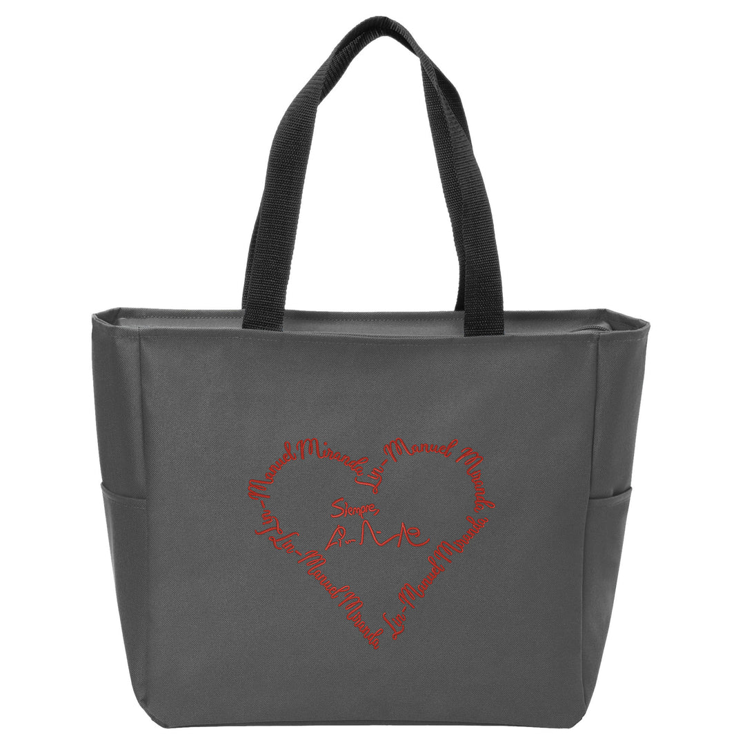 Lin-Manuel Heart Tote Bag