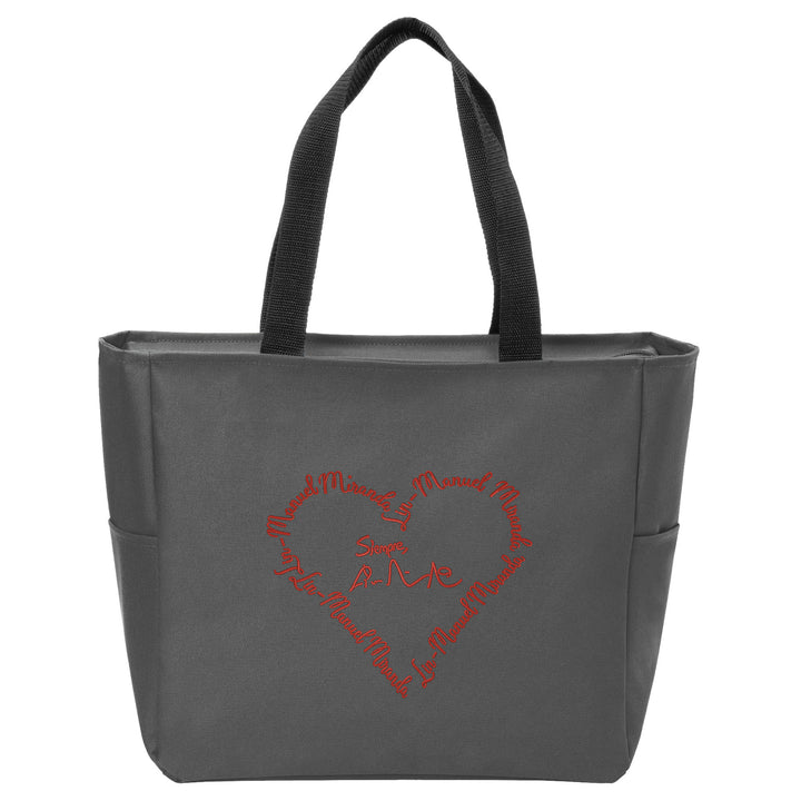 Lin-Manuel Heart Tote Bag