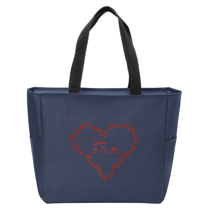 Lin-Manuel Heart Tote Bag