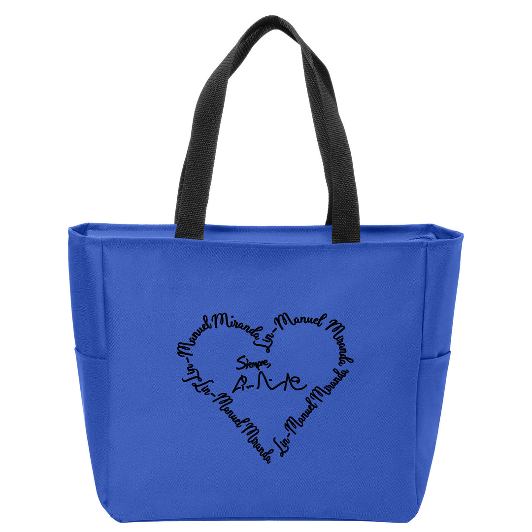 Lin-Manuel Heart Tote Bag
