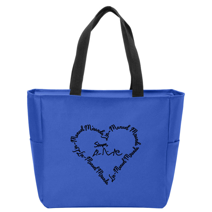 Lin-Manuel Heart Tote Bag