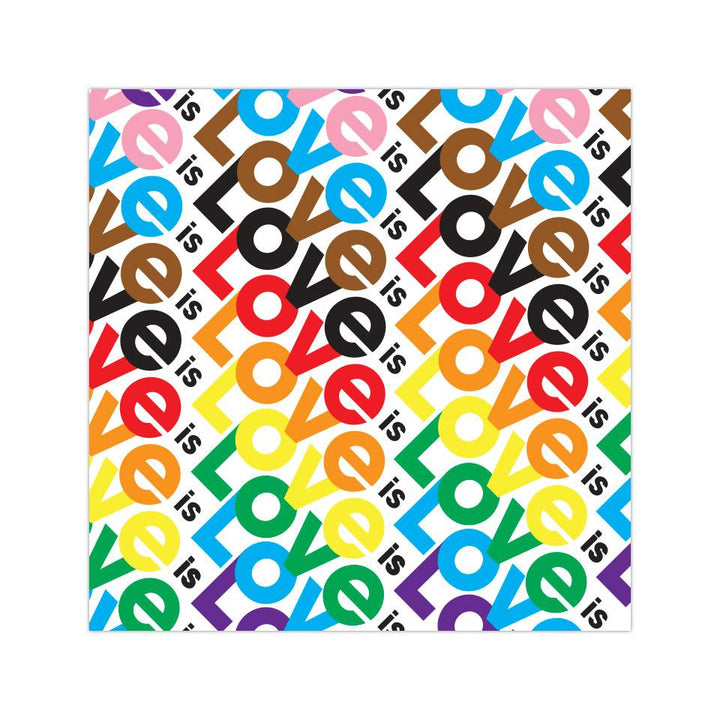 Love 2020 Pride - 4"x4" Vinyl Stickers