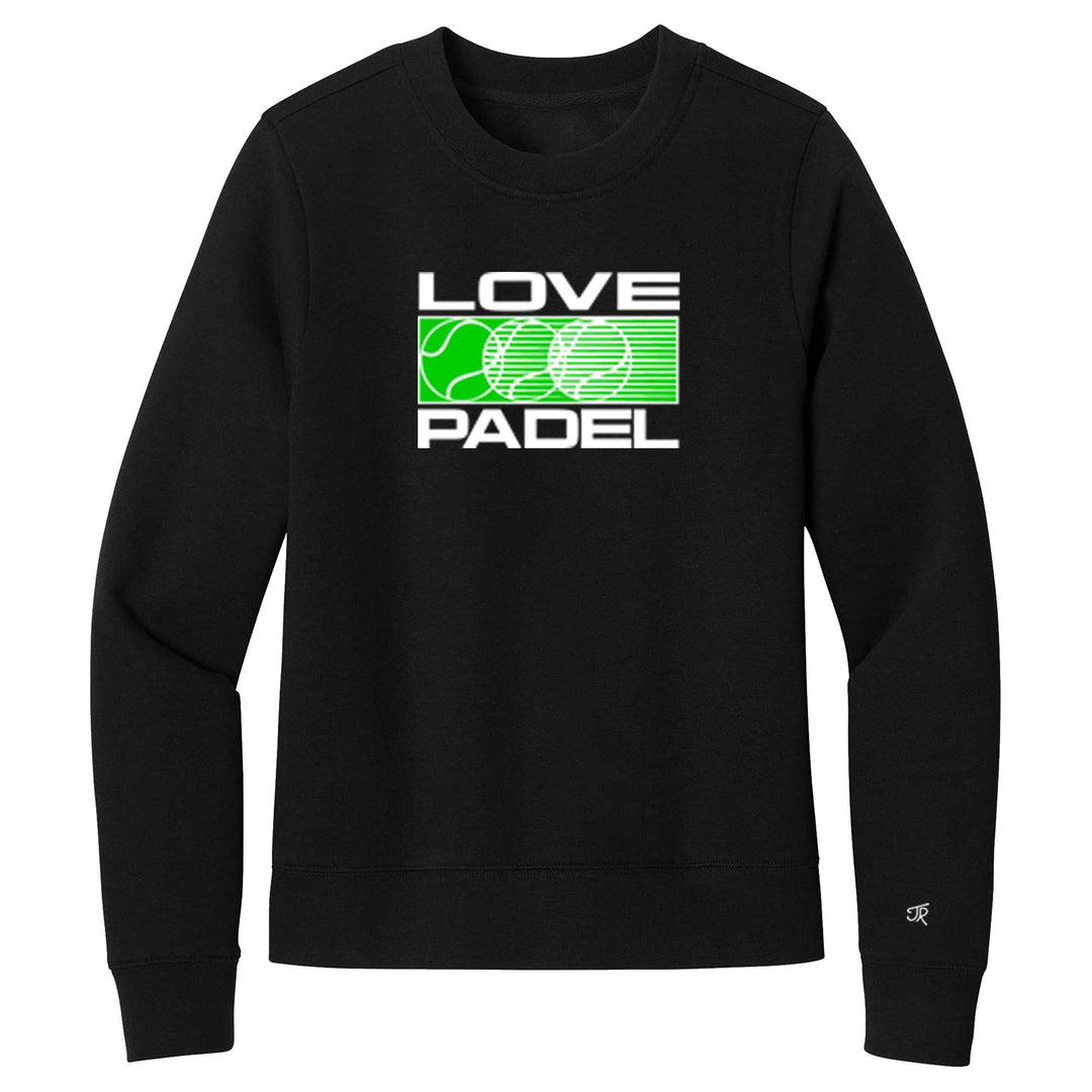 Love Padel Ladies Crewneck Sweatshirts