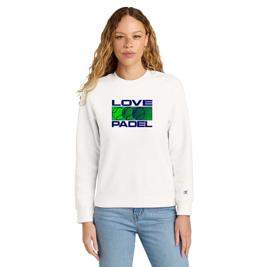Love Padel Ladies Crewneck Sweatshirts