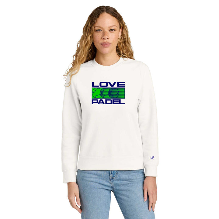 Love Padel Ladies Crewneck Sweatshirts