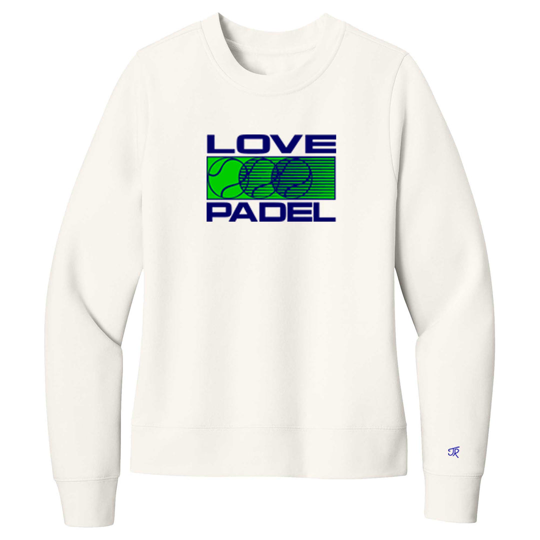 Love Padel Ladies Crewneck Sweatshirts