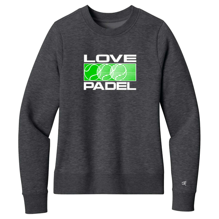 Love Padel Ladies Crewneck Sweatshirts