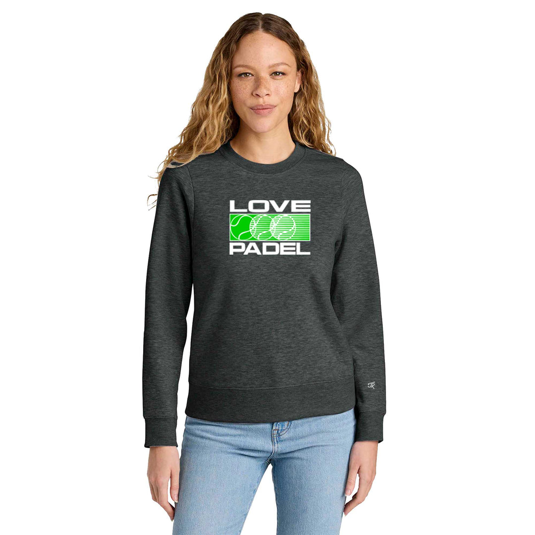 Love Padel Ladies Crewneck Sweatshirts