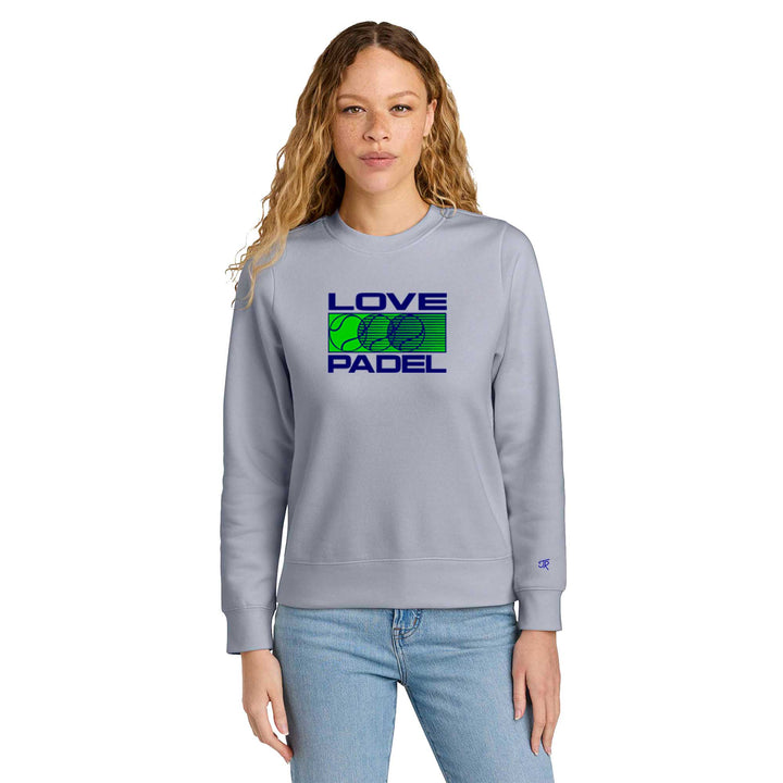 Love Padel Ladies Crewneck Sweatshirts