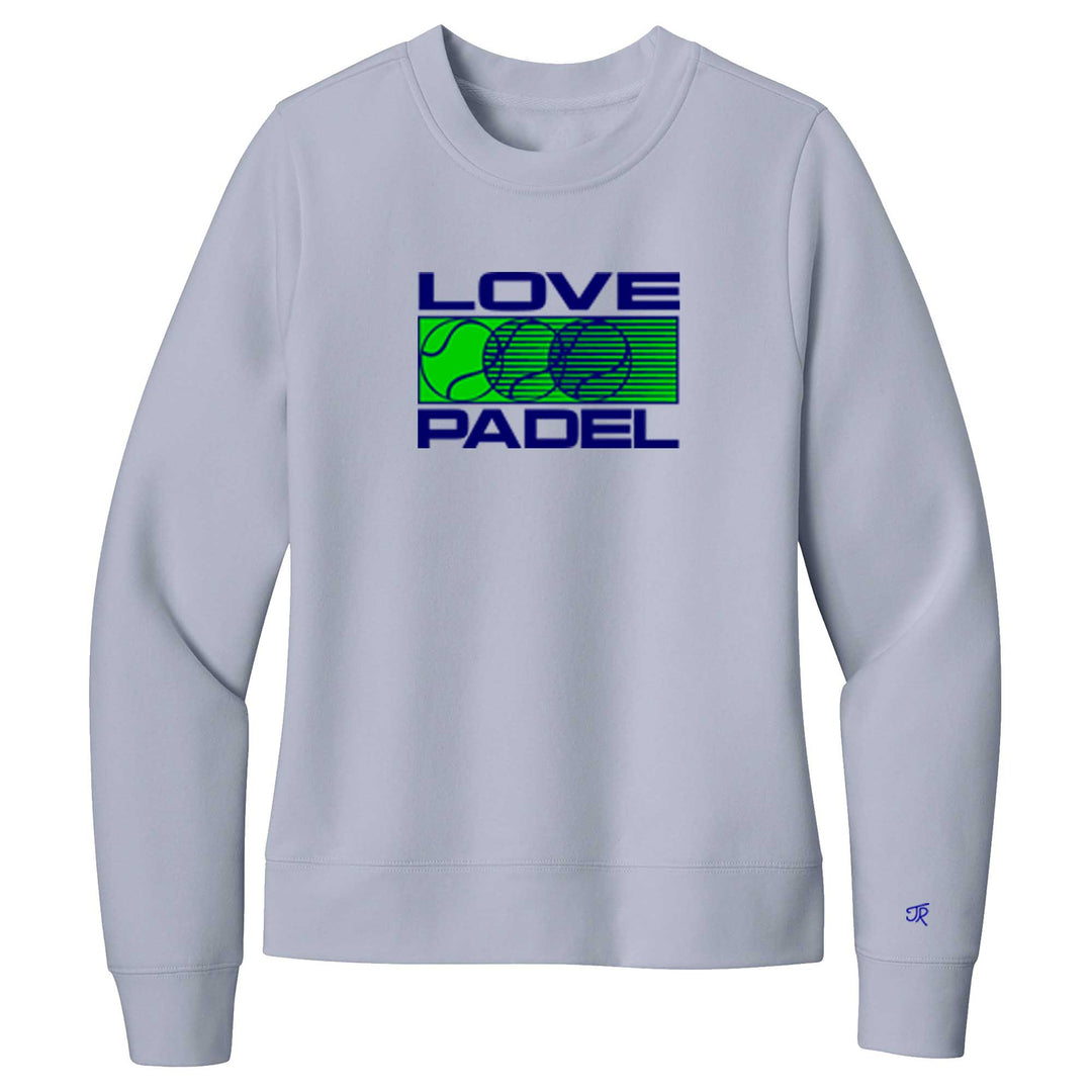 Love Padel Ladies Crewneck Sweatshirts