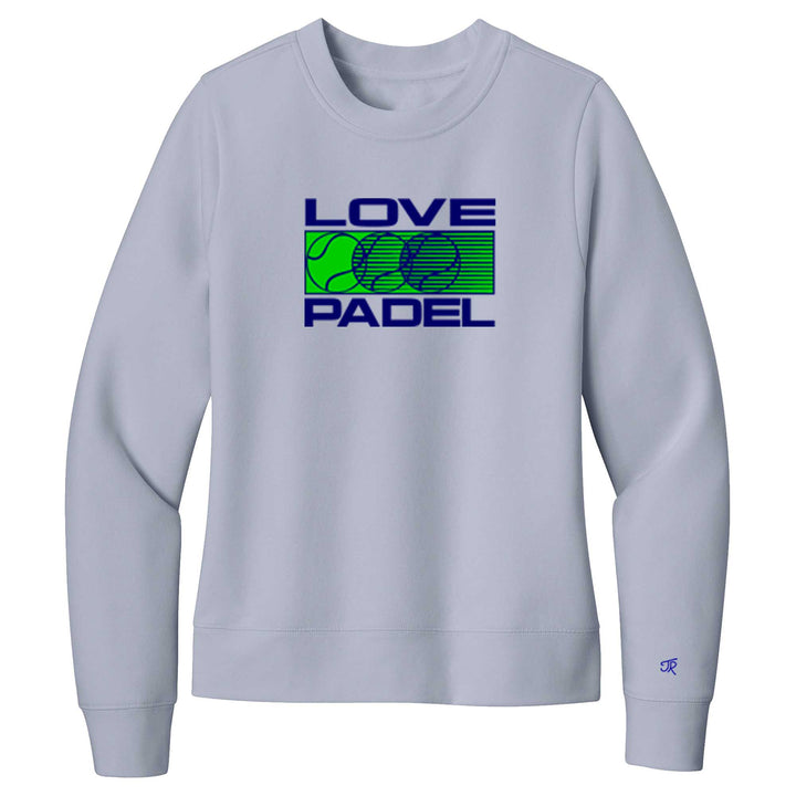Love Padel Ladies Crewneck Sweatshirts