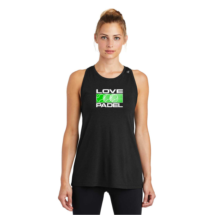 Love Padel Ladies Moisture Wicking Racerback Tank