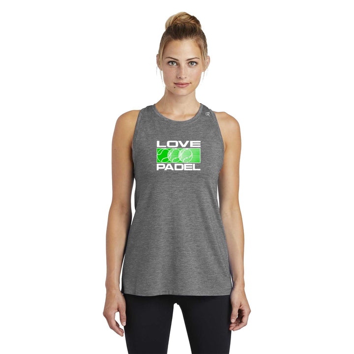 Love Padel Ladies Moisture Wicking Racerback Tank