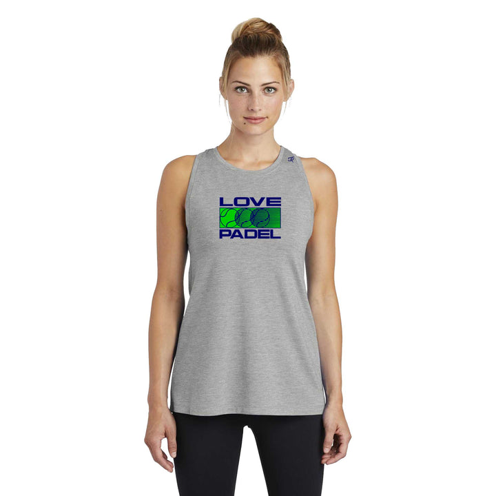 Love Padel Ladies Moisture Wicking Racerback Tank