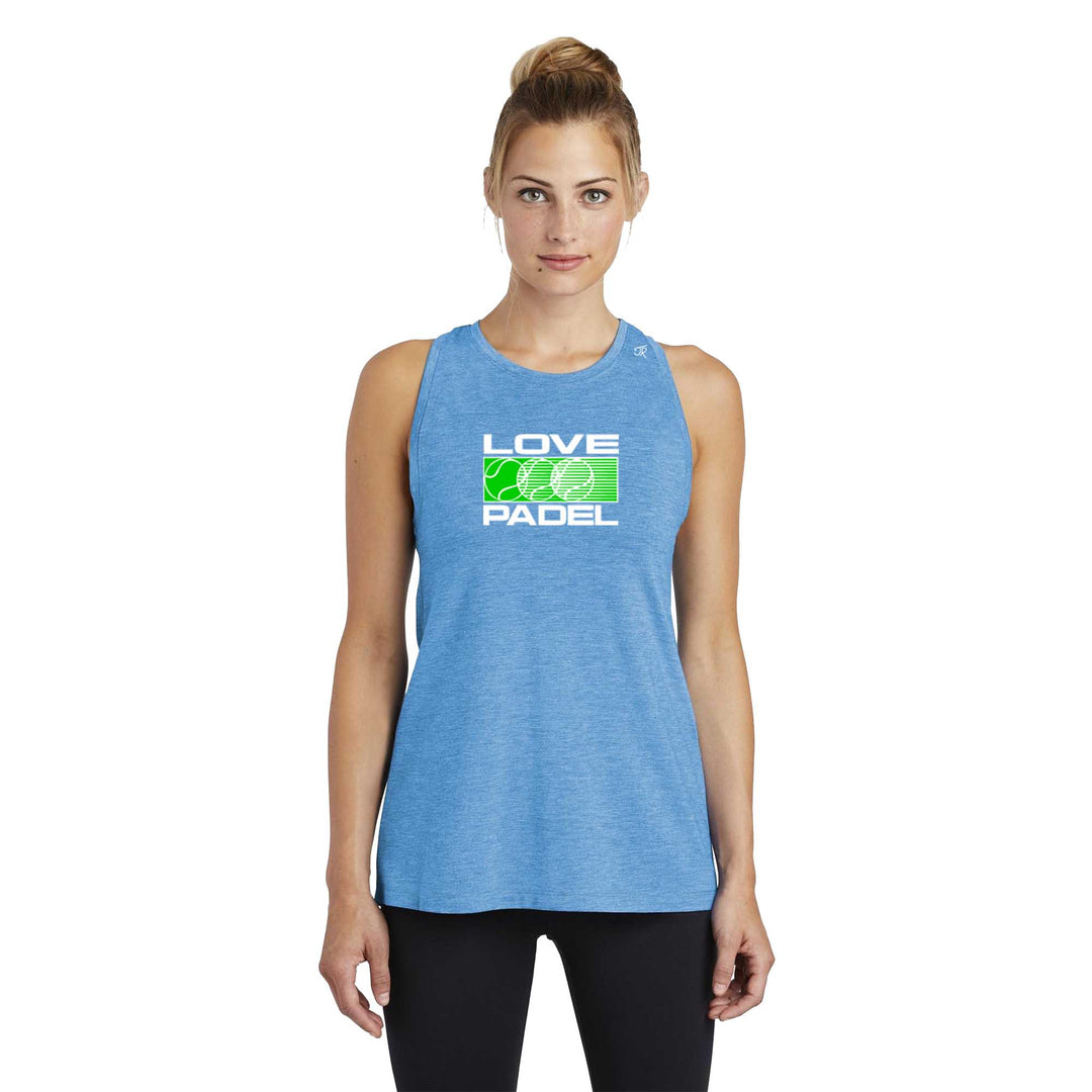 Love Padel Ladies Moisture Wicking Racerback Tank